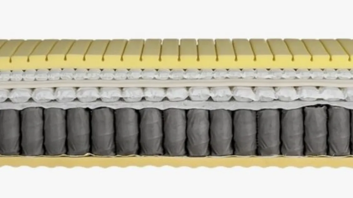 Materasso Monroe con struttura a doppia fila di molle divise da poliuretano di Dolcenotte