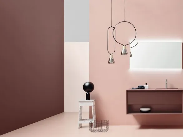 Mobile bagno moderno sospeso Materia di Arbi