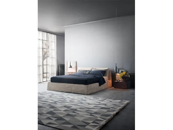 Letto in pelle Milano di Alf DaFrè