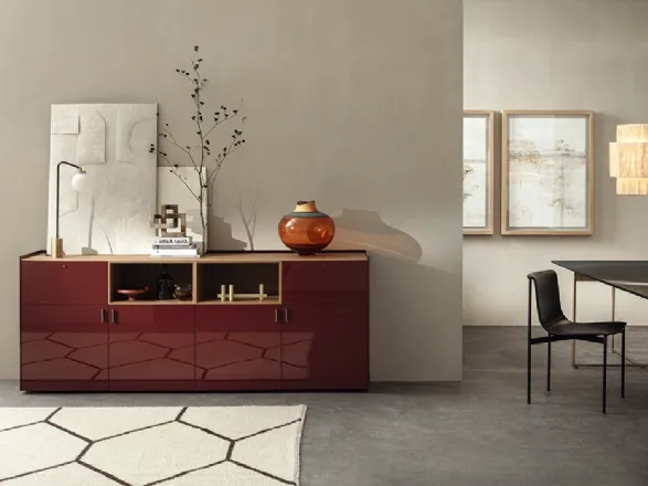 Madia moderna in laccato lucido LT40 2 di Lema