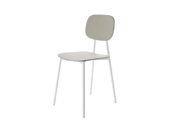 Sedia da pranzo non impilabile in metallo Tata 4 young di Pointhouse