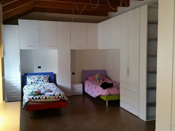 Cameretta su misura Legnano MI in laccato per bambini e bambine
