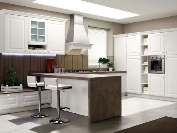 Cucina ad angolo con penisola Afrodite di Arrex
