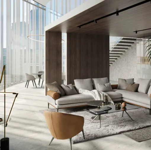 Divano angolare Byron di Art Nova