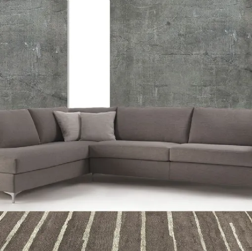 Divano angolare in tessuto Ischia di Flexstyle