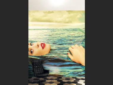 Carta da parati Be Water di London Art