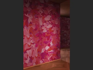 Carta da parati Berkshire Poppies di London Art