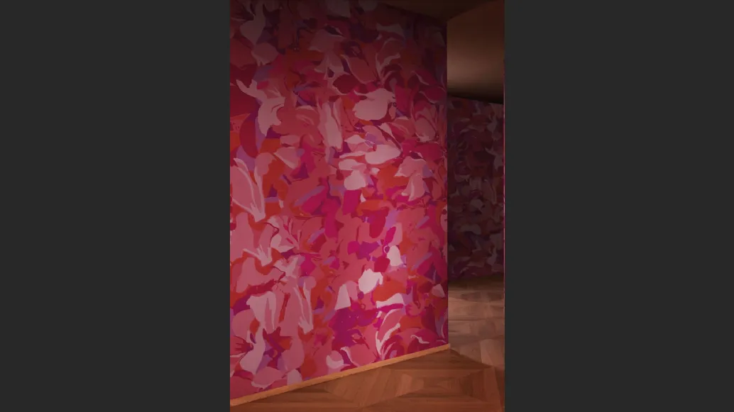 Carta da parati Berkshire Poppies di London Art