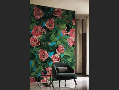 Carta da parati Eyes & Roses di London Art
