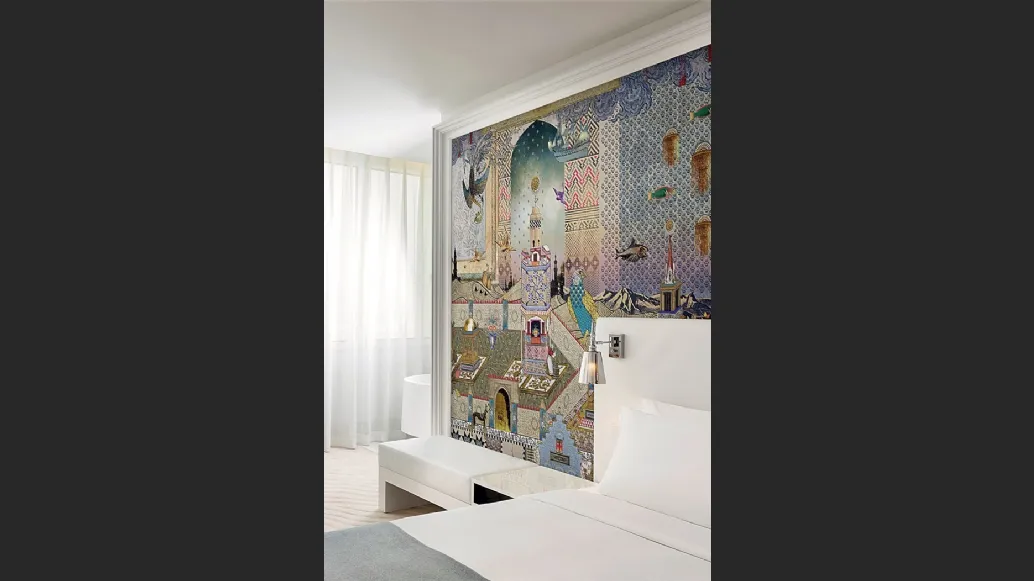 Carta da parati Mondrian Doha di London Art