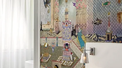 Carta da parati Mondrian Doha di London Art