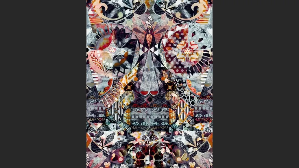 Carta da parati ricca di colori Shanghai di London Art