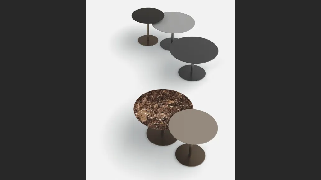 Tavolino Glam Side in laccato o gres di Art Nova