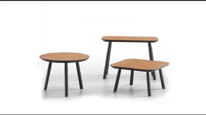 Tavolini Suite con top in cuoio di Midj