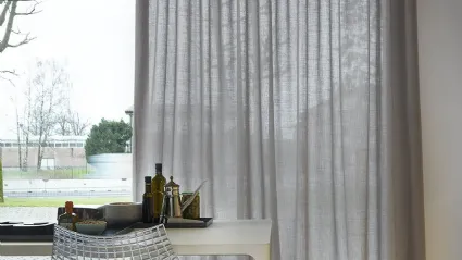 Tenda Tavola 51c telo arricciato a lenzuolo con movimento wave di Athena Collezioni