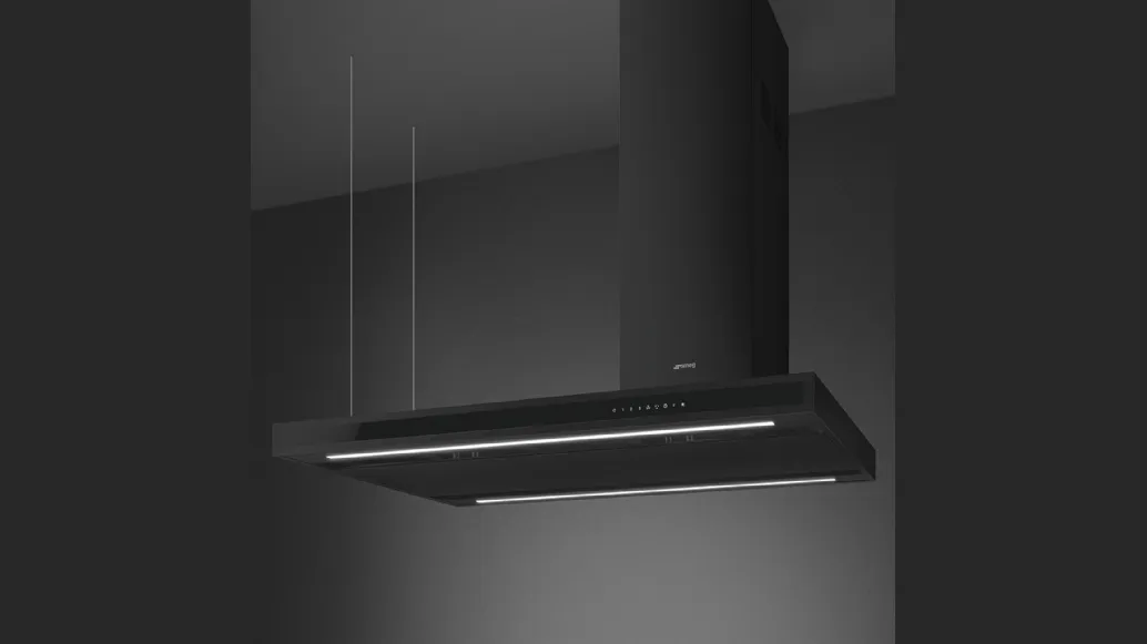 Cappa a isola KLTI12L4MB di Smeg