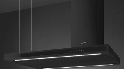 Cappa a isola KLTI12L4MB di Smeg