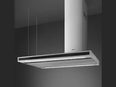 Cappa a isola KLTI12L4X di Smeg