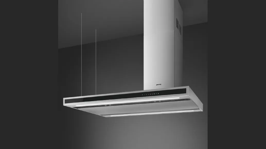 Cappa a isola KLTI12L4X di Smeg