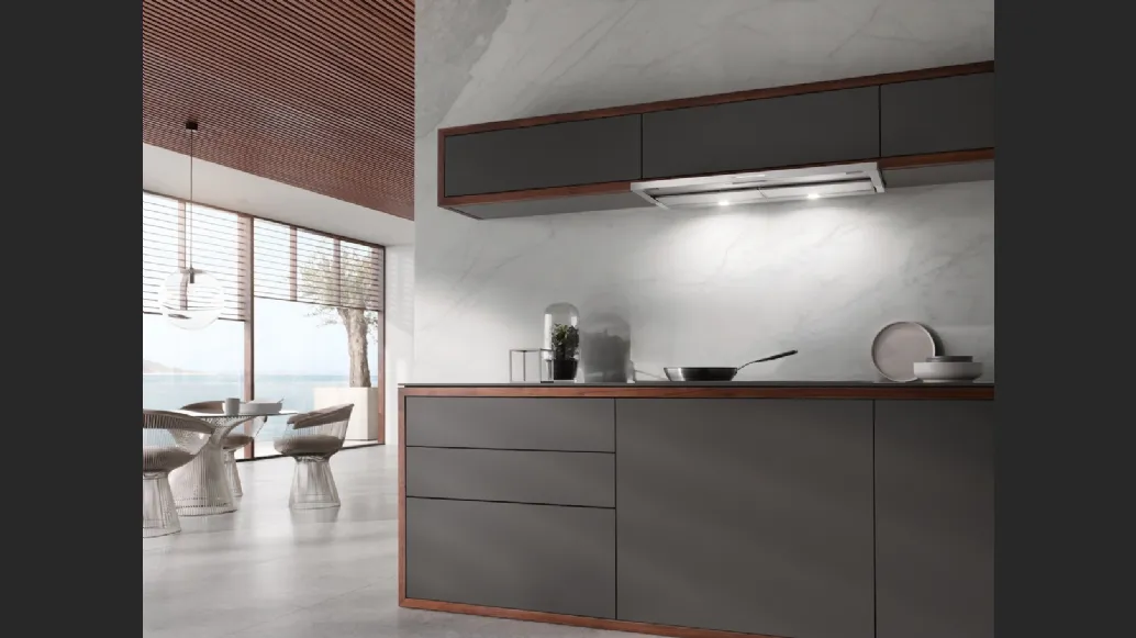 Cappa Aspirante DA3496 piatta con illuminazione Led di Miele