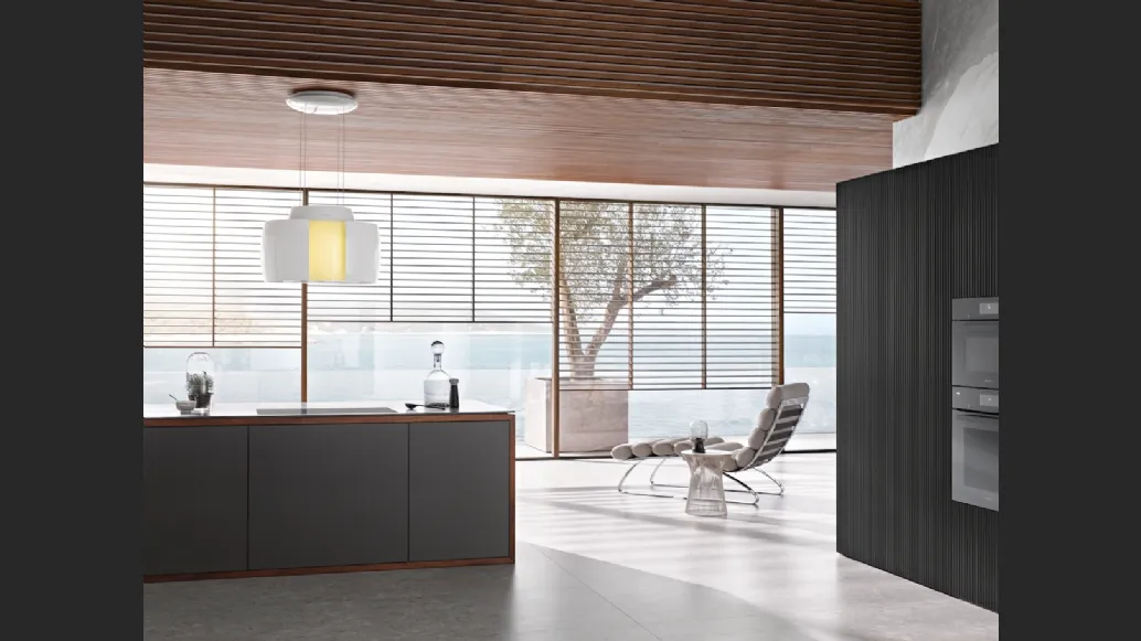 Cappa Aspirante di design DA 7378 D Aura Ambient con comandi solo Smart di Miele
