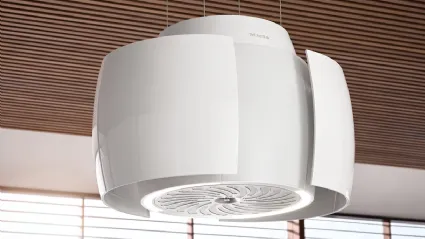 Cappa Aspirante di design DA 7378 D Aura Ambient con comandi solo Smart di Miele