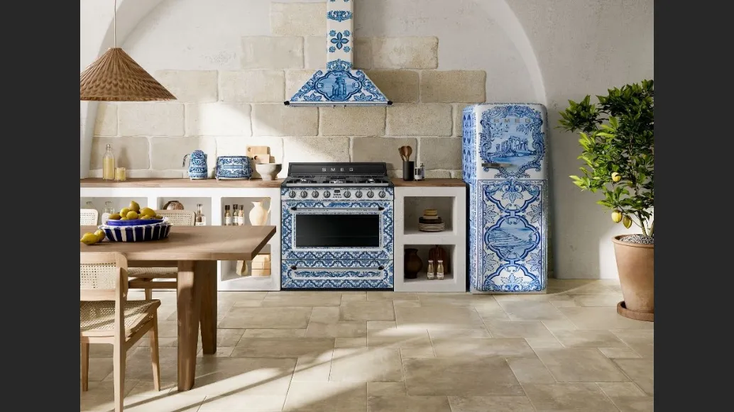 Frigorifero Blu Mediterraneo di Smeg