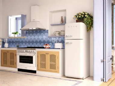 Frigorifero Panna Doppia Porta a libera installazione di Smeg
