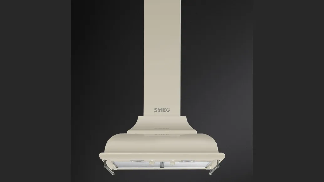 Cappa Cortina KC16POE Decorativa Murale di Smeg