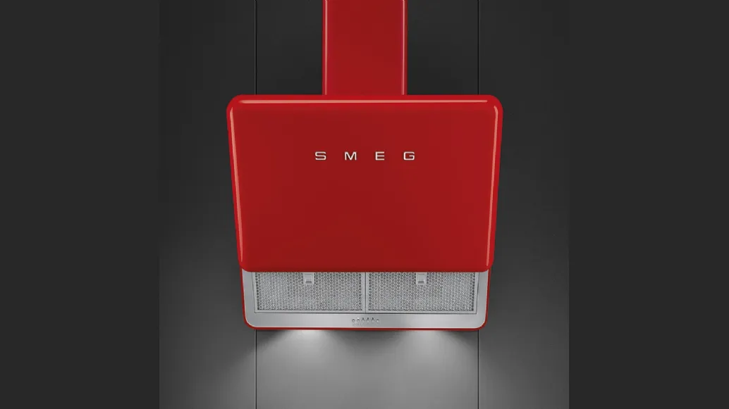 Cappa 50s Style KFAB75RD Decorativa Murale di Smeg
