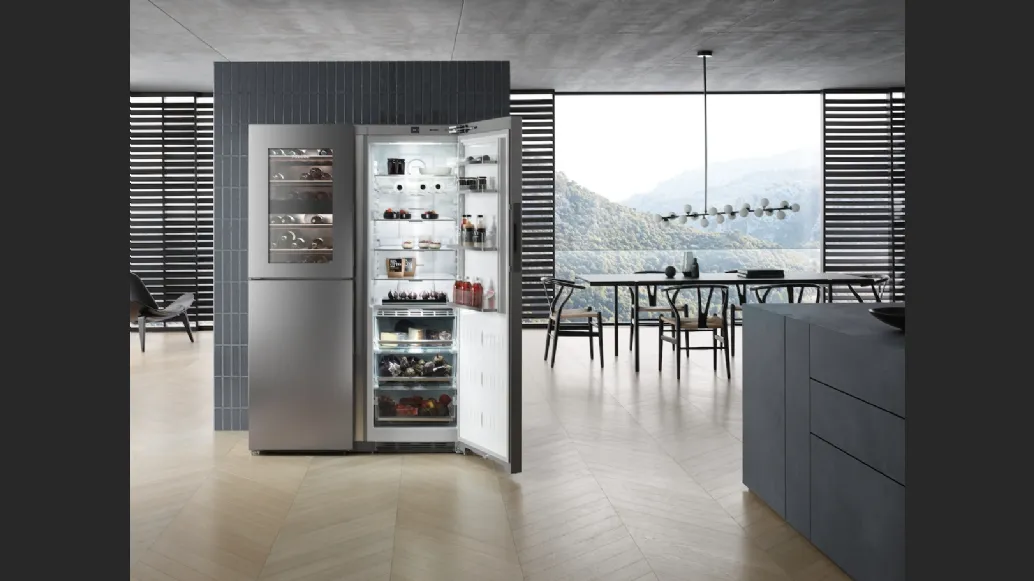 Frigo Congelatore KWNS28462E posizionamento libero con Ice Maker di Miele