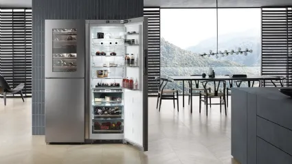 Frigo Congelatore KWNS28462E posizionamento libero con Ice Maker di Miele