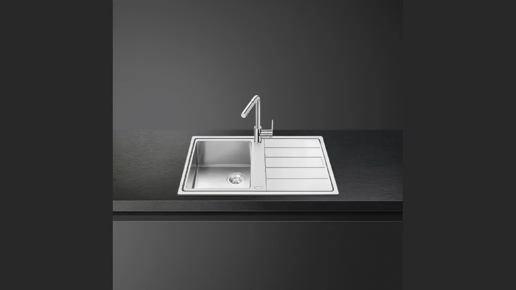 Lavello Incasso Semifilo LDR861-2 di Smeg