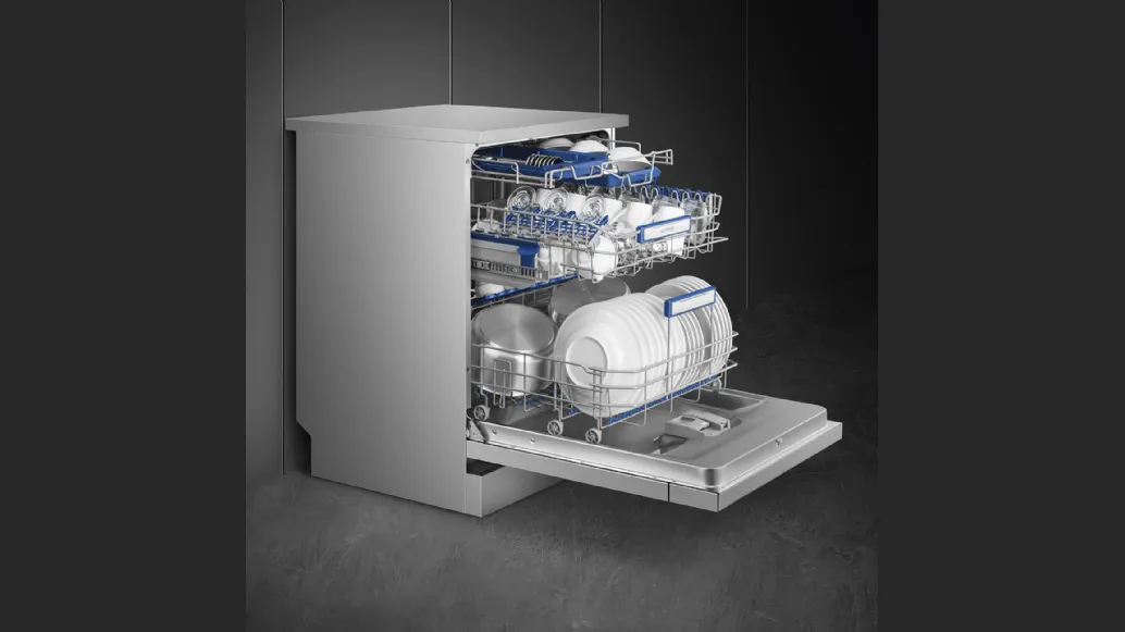 Lavastoviglie Universale Inox LVS344PM di Smeg