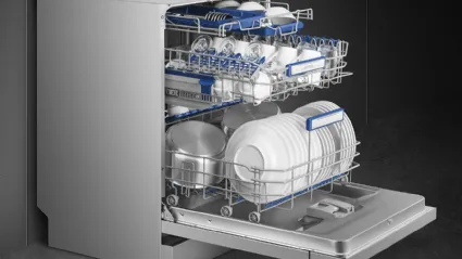 Lavastoviglie Universale Inox LVS344PM di Smeg