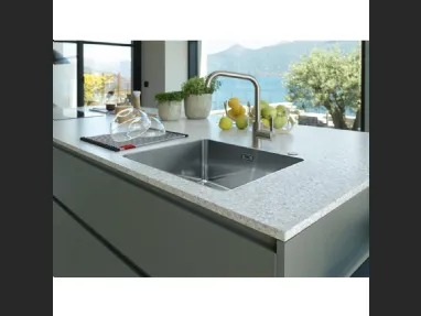 Lavello Mythos MYX 210 70 in acciaio inox satinato di Franke