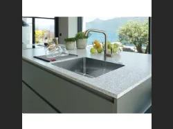 Lavello Mythos MYX 210 70 in acciaio inox satinato di Franke