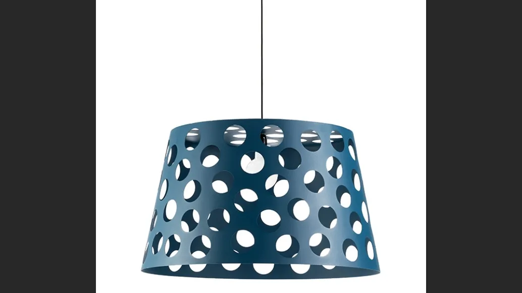 Lampada con paralume in metallo Bolle Sospensione di Midj