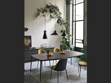 Lampada con paralume in metallo Japan L M S Sospensione di Midj
