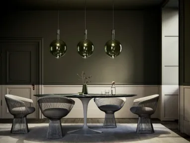 Lampada a sospensione in vetro Sky-Fall di Lodes