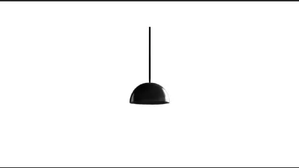Lampada a sospensione in metallo verniciato Nero Charlotte di Midj