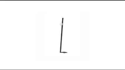 Lampada da terra Suspense in metallo Nero con diffusore in vetro soffiato regolabile in altezza lungo la barra di Midj