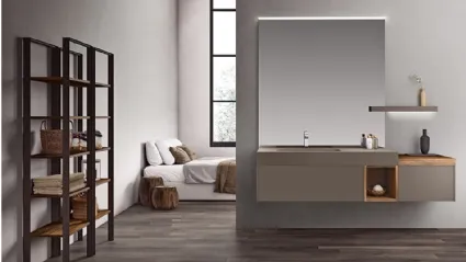 Mobile da Bagno Cartabianca in Ecomalta Fango di Cerasa