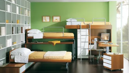 Cameretta salvaspazio Movimenti composizione 06 di Fratelli Elli