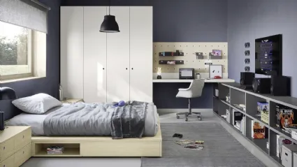 Cameretta con letto a terra Next space 14 di Nidi
