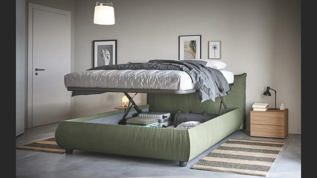 Letto con box contenitore Thika di Cinquanta3