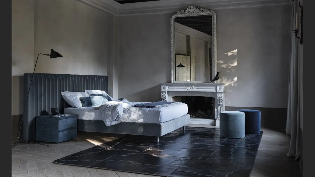 Letto con testiera Clay di Bolzan Letti
