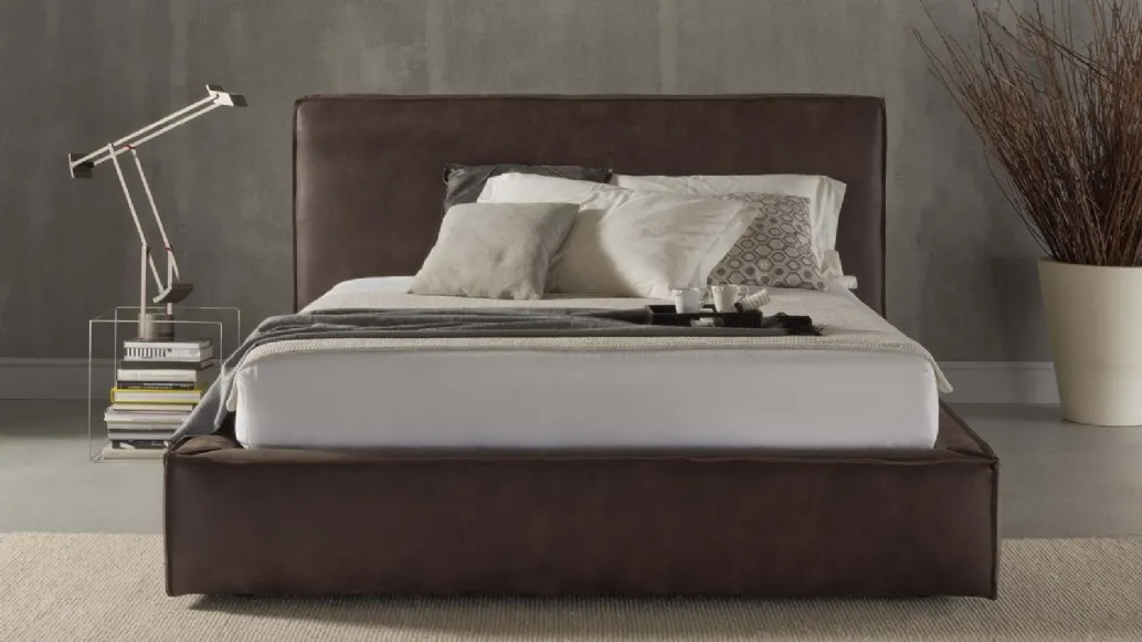 Letto con testiera e box contenitore Club di Flexstyle