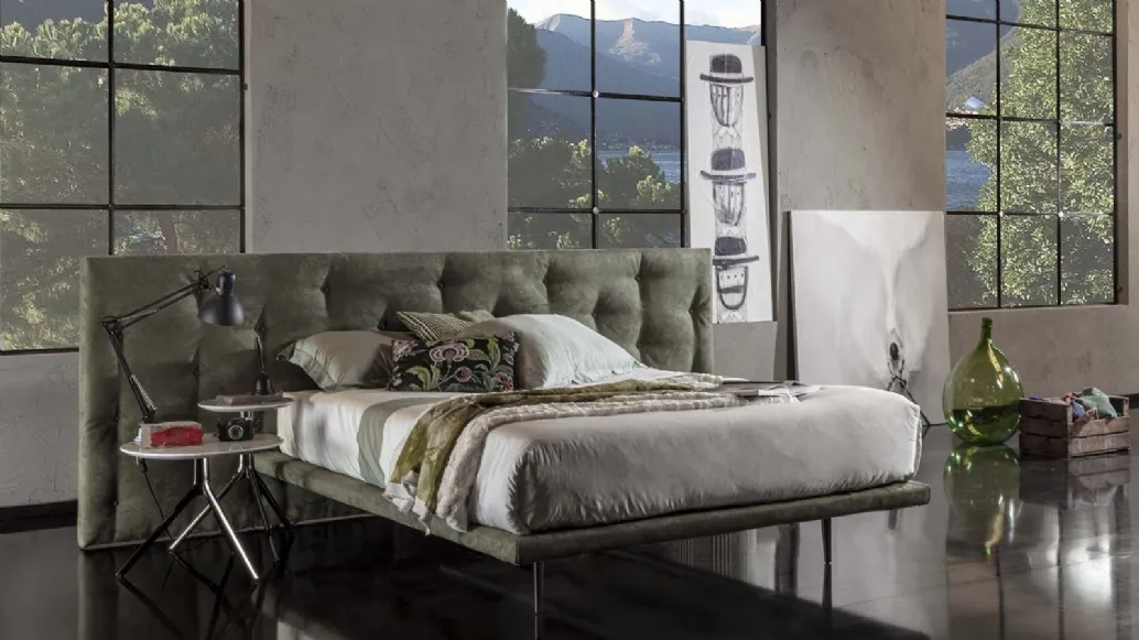Letto con ampia testiera Embers di Flexstyle