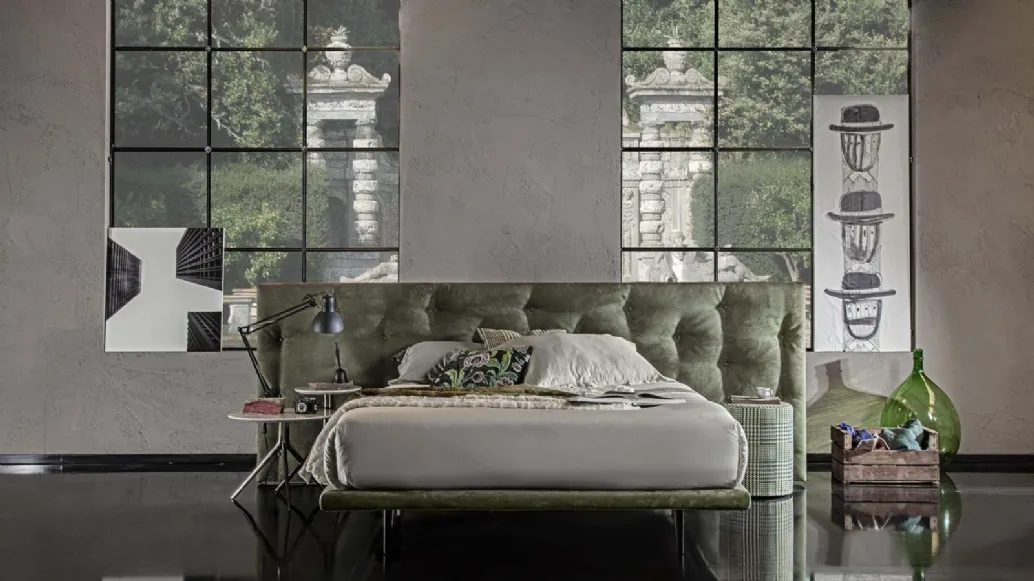Letto con ampia testiera Embers di Flexstyle